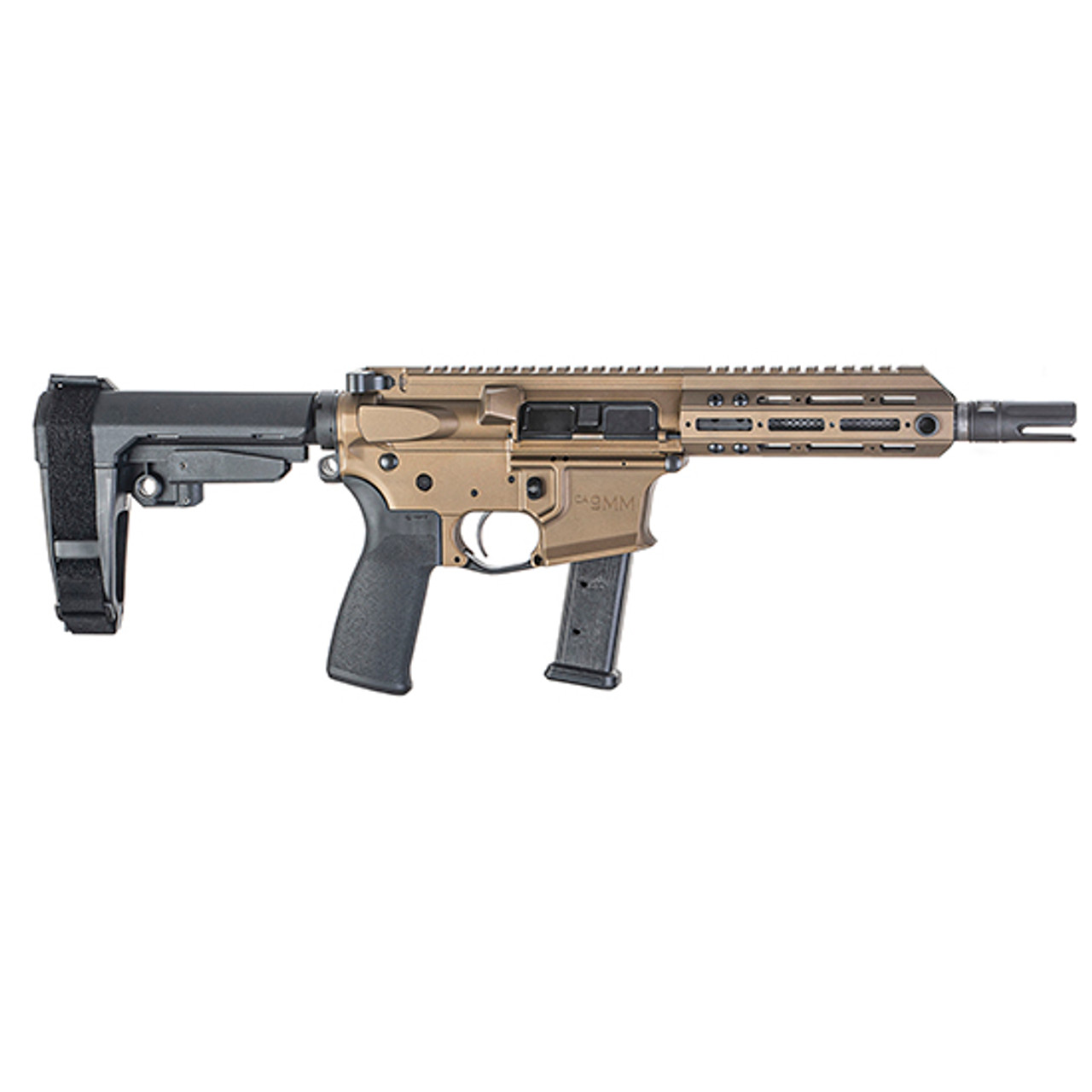 Christensen Arms CA 9mm Pistol AR 15 Bronze 7.5